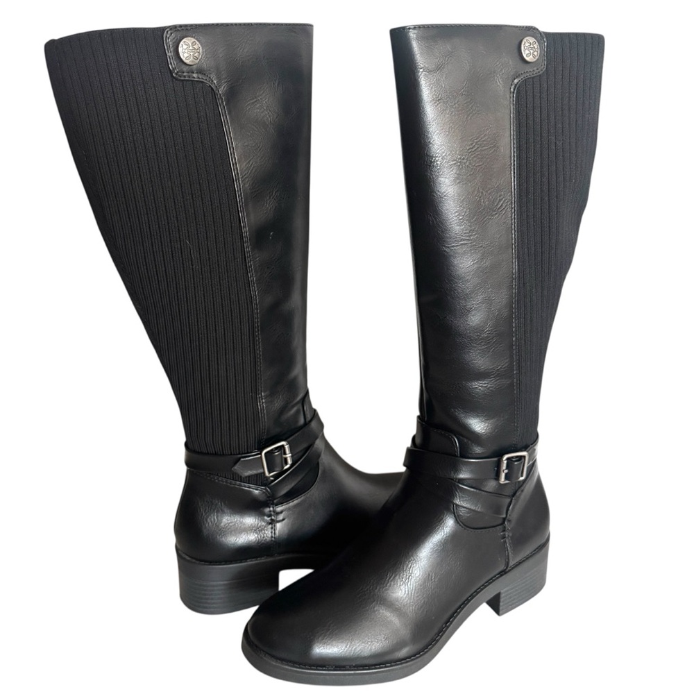 Life Stride Black Over the Knee Boots - Picture 14 of 16